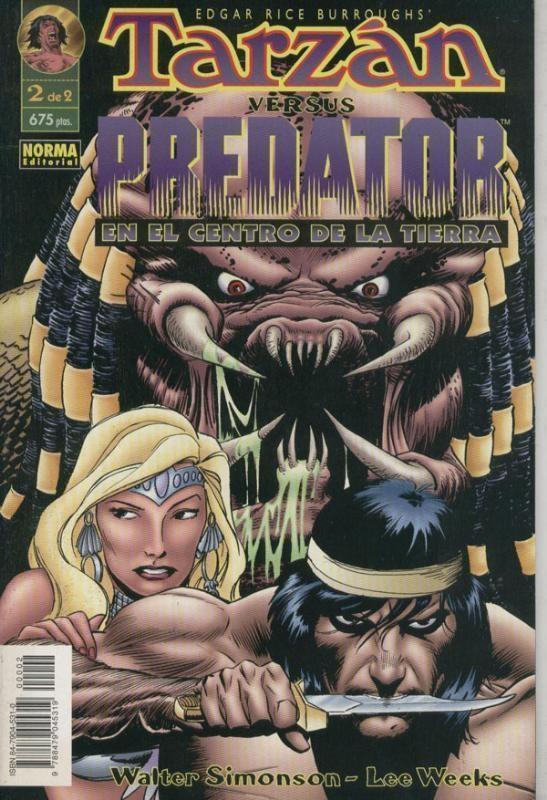 Prestigio: Tarzan versus Predator:  en el centro de la tierra numero 2