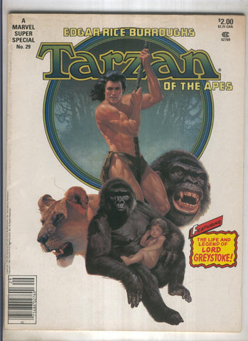 MARVEL SUPER SPECIAL: Tarzan of the apes. Numero 29 (cello lado superior lomo)