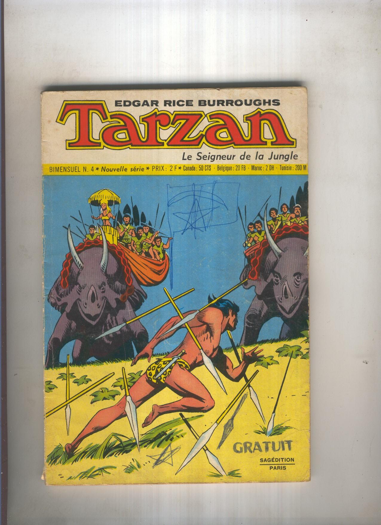 TARZAN Le Seigneur de la Jungle Numero 04: Tarzan et les monstres invincibles