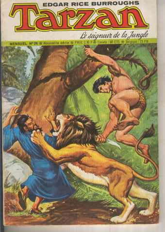 TARZAN Le Seigneur de la Jungle edicion 1974 numero 26: Les pillards du desert