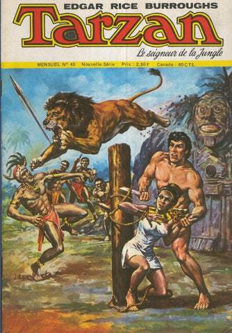 TARZAN (5a Serie Sagedition): Numero 45: Hommes Crocodiles contre amazones