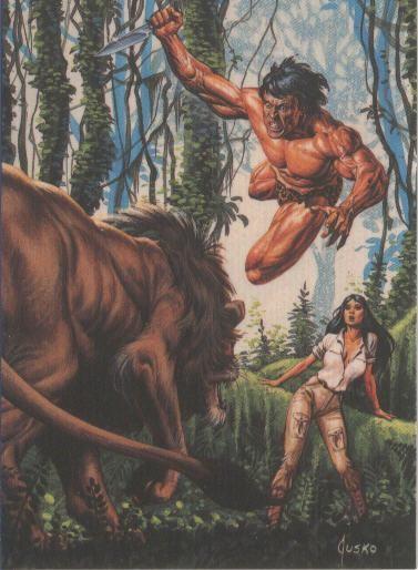 Trading Car: TARZAN - JOE JUSKO, Edgar Rice Burroughs Collection: No.31