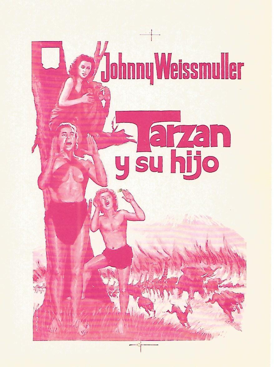 FLYER PUBLICITARIO 105: Film  Tarzan y su hijo