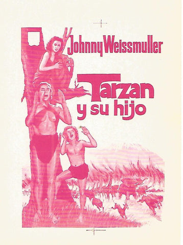 FLYER PUBLICITARIO 105: Film  Tarzan y su hijo