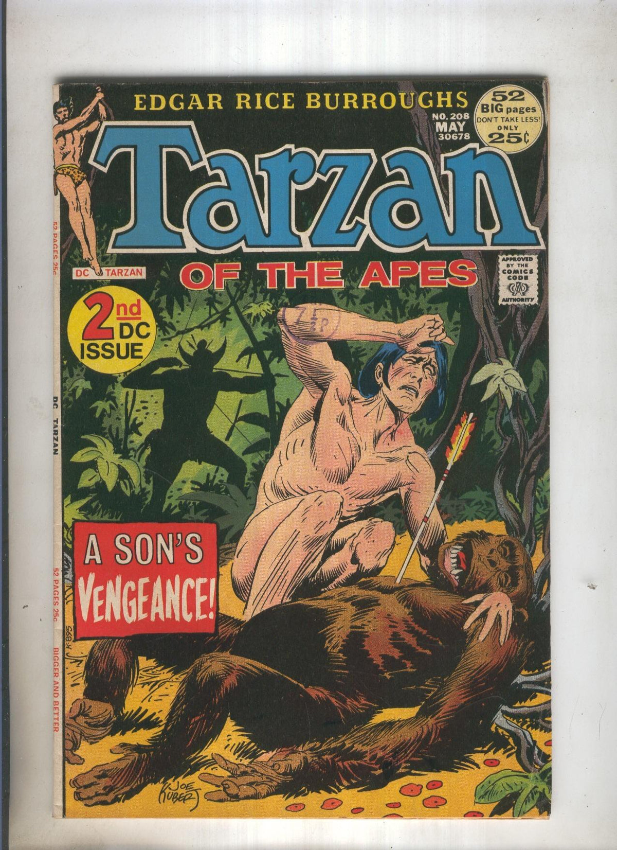 TARZAN OF THE APES DC Numero 208: A son is vengeance