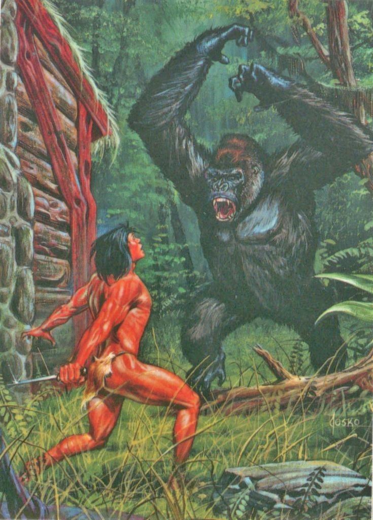 Trading Car: TARZAN - JOE JUSKO, Edgar Rice Burroughs Collection: No.09