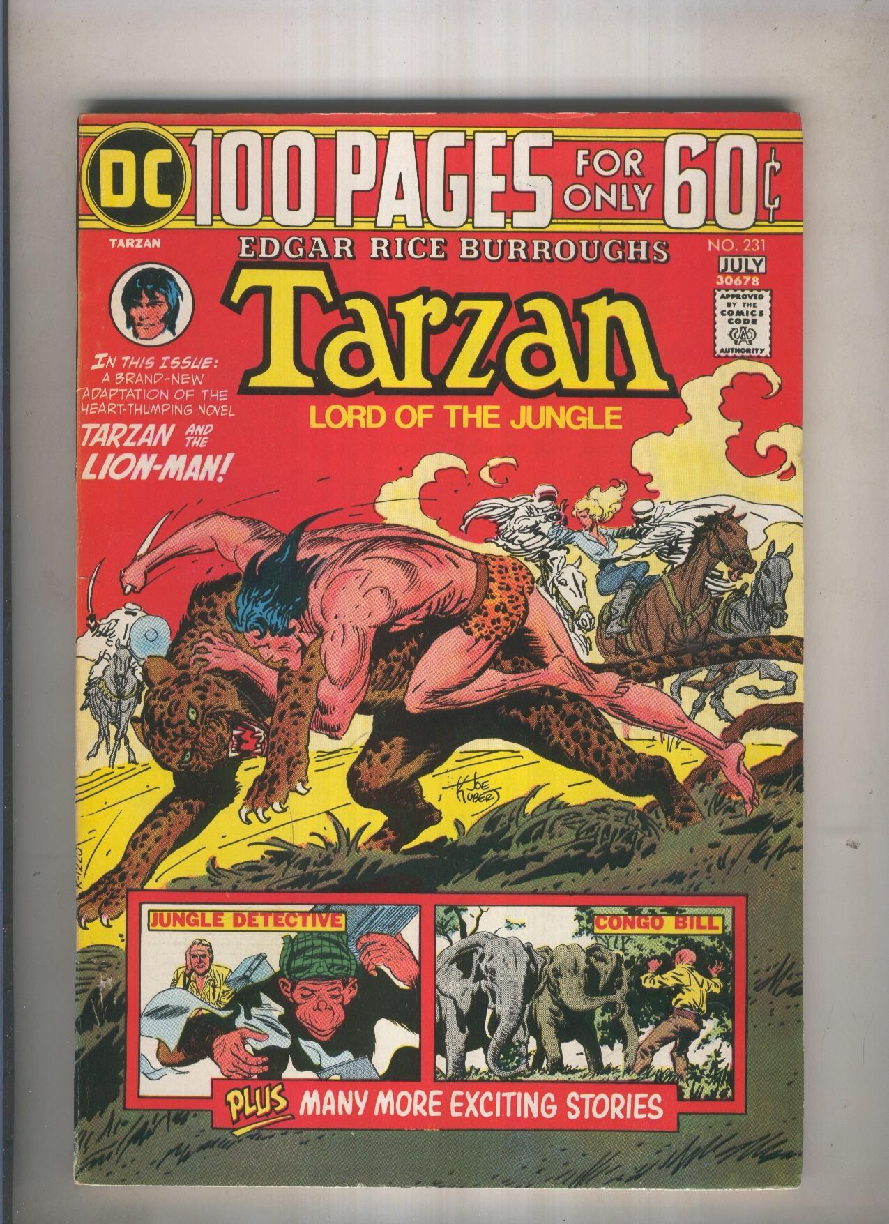 TARZAN LORD OF THE JUNGLE DC Numero 231: SPECIAL 100 PAGES