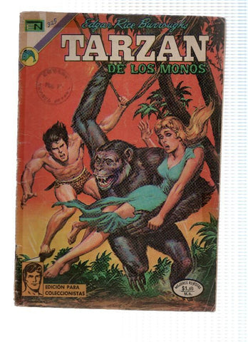Tarzan de los monos numero 325: El origen del hombre mono (numerado 1 en trasera)