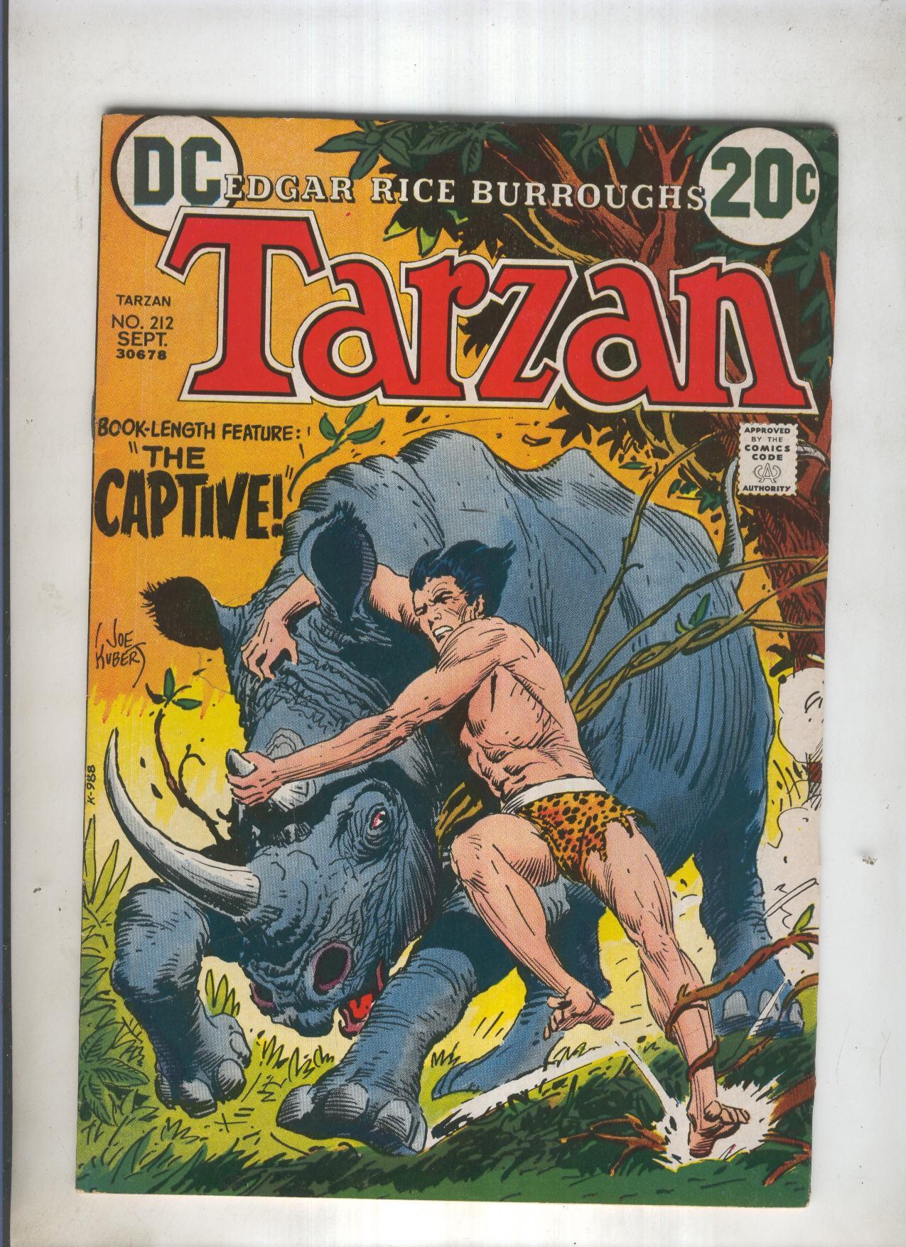 TARZAN OF THE APES DC Numero 212: The captive
