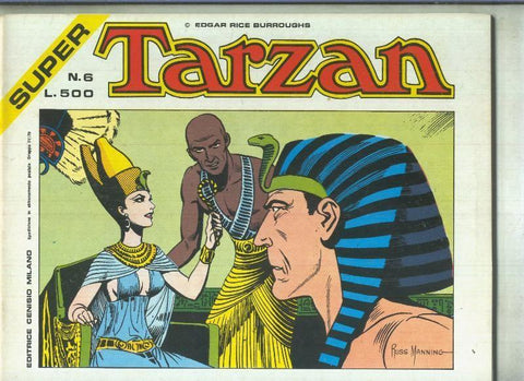 Super Tarzan tiras diarias de Russ Manning numero 06