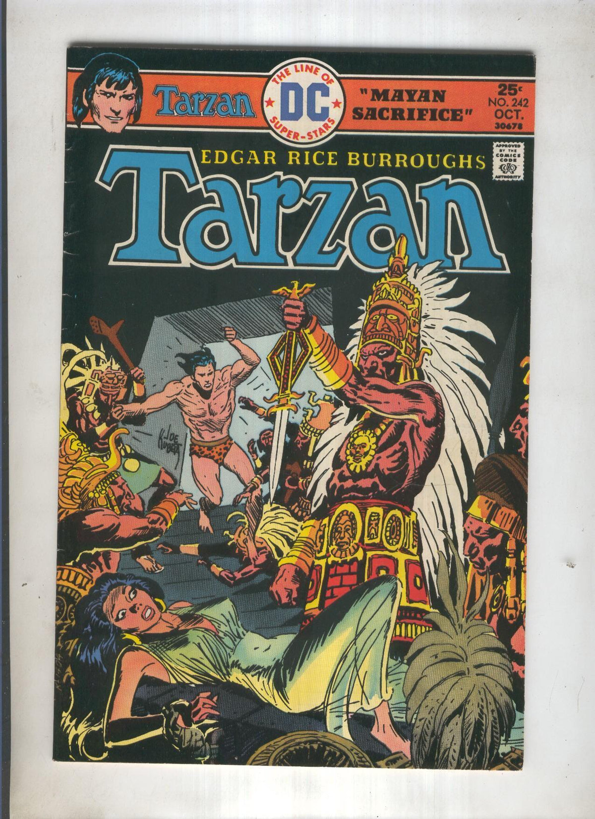 TARZAN LORD OF THE JUNGLE DC Numero 242: Mayan Sacrifice