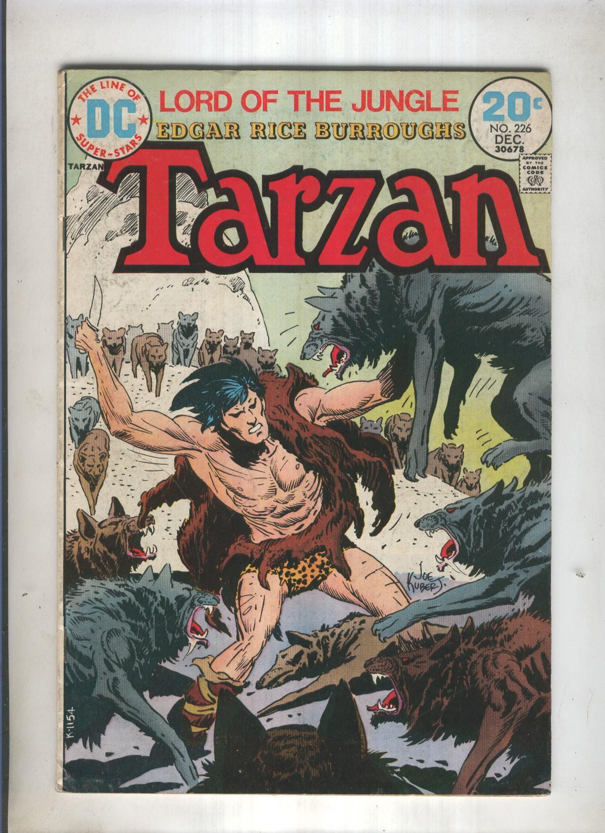 TARZAN LORD OF THE JUNGLE DC Numero 226: Tarzan walks among us