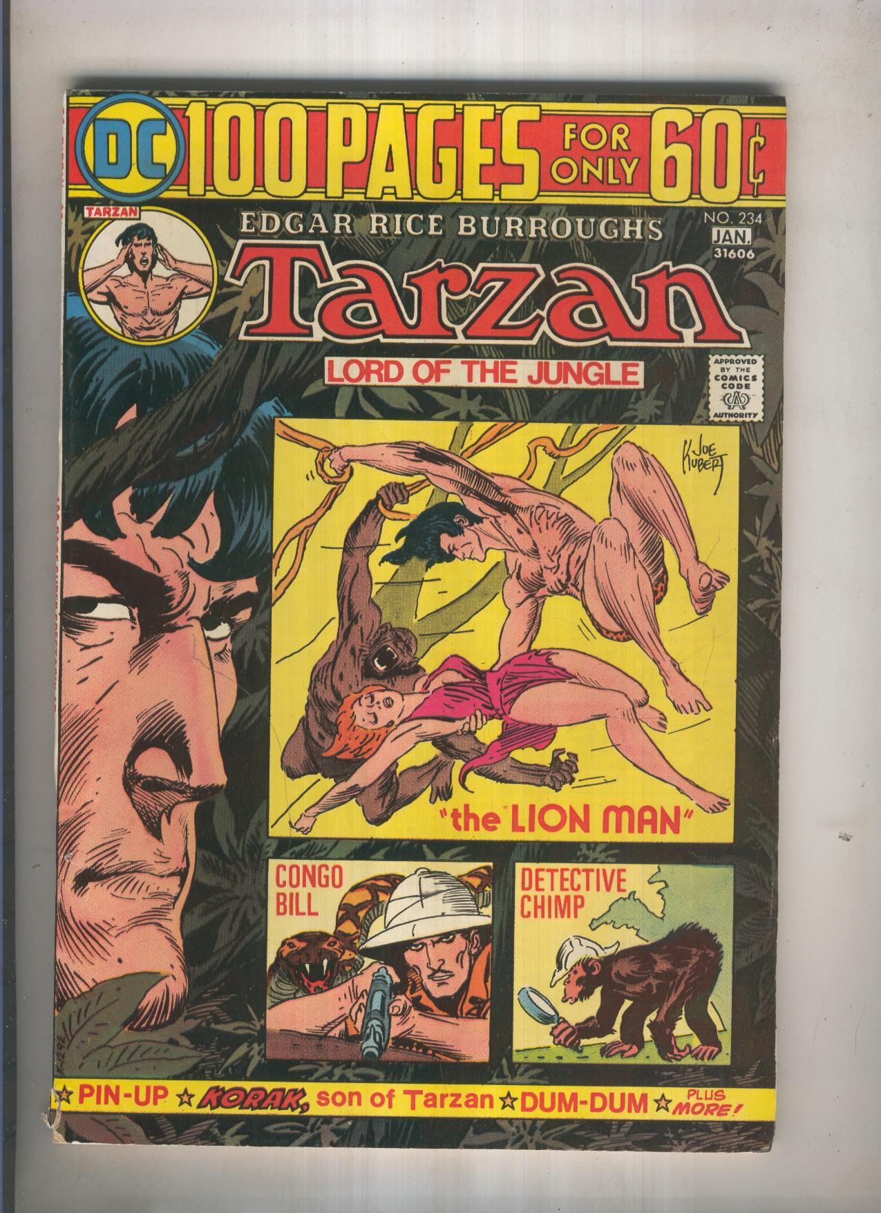 TARZAN LORD OF THE JUNGLE DC Numero 234: SPECIAL 100 PAGES