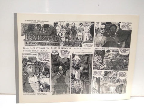 TARZAN (Gray Morrow), Pages du Dimanche: Del Numero 2733 (01-01-1984) a 2785 (30-12-1984)