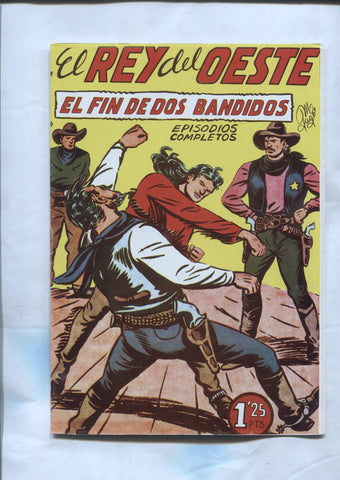 Facsimil: El rey del oeste de Manuel Gago numero 12: El fin de dos bandidos