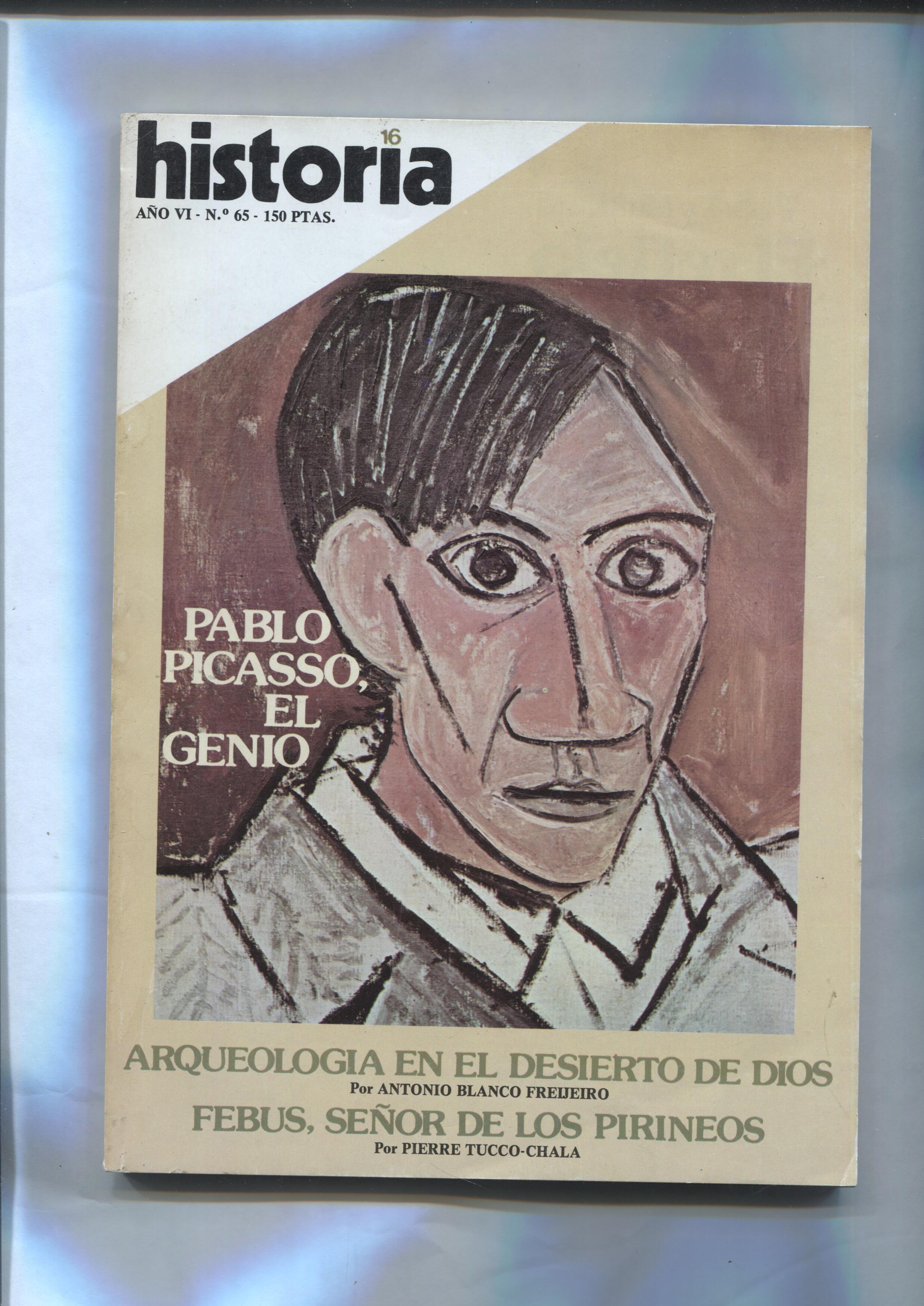 Historia 16 numero 065: Pablo Picasso el genio