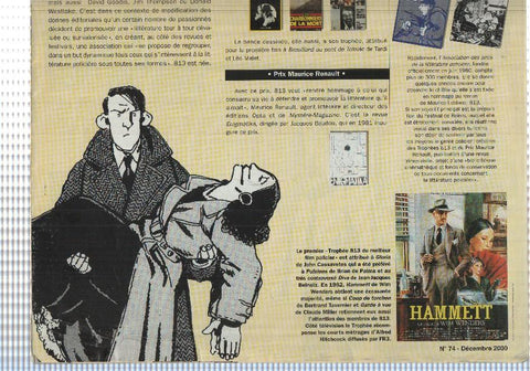 Folleto informativo: Trophee 813  les amis de la litterature policiere num 74. Mortelle randonnee 