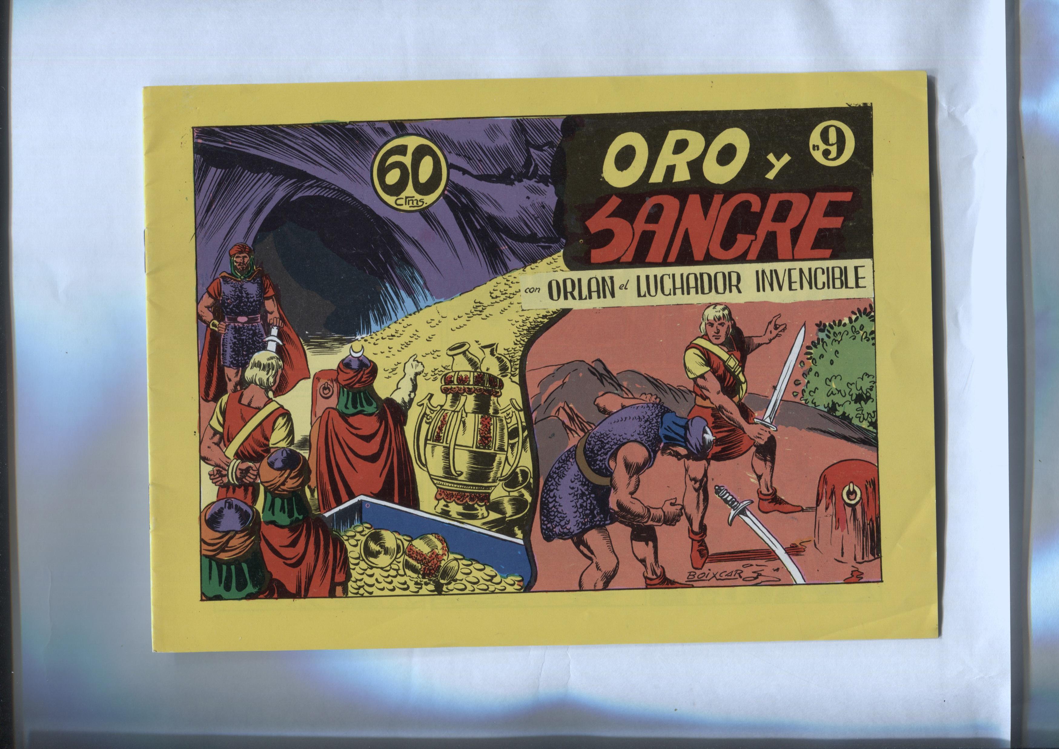 Facsimil: Orlan el luchador invencible numero 09: Oro y sangre