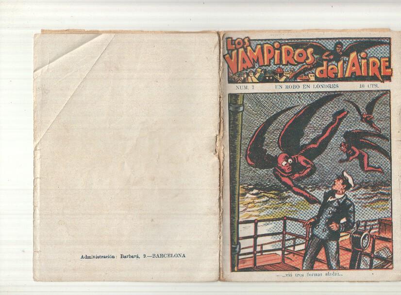 Ediciones Marco: Los vampiros del aire numero 07: Un robo en londres
