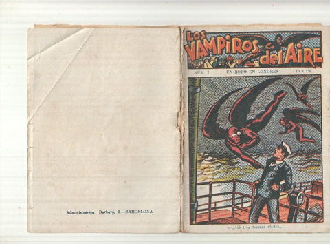Ediciones Marco: Los vampiros del aire numero 07: Un robo en londres