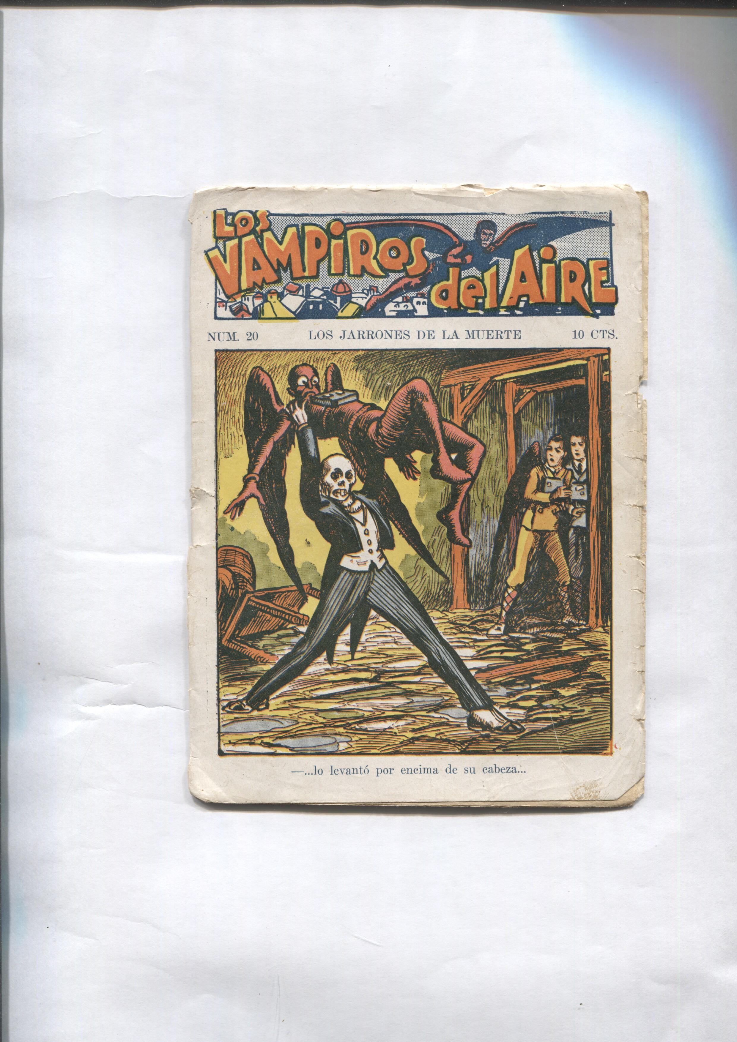Ediciones Marco: Los vampiros del aire numero 20: Los jarrones de la muerte