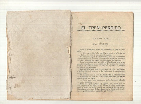 Ediciones Marco: Los vampiros del aire numero 25: El tren perdido (no conserva la cubierta)
