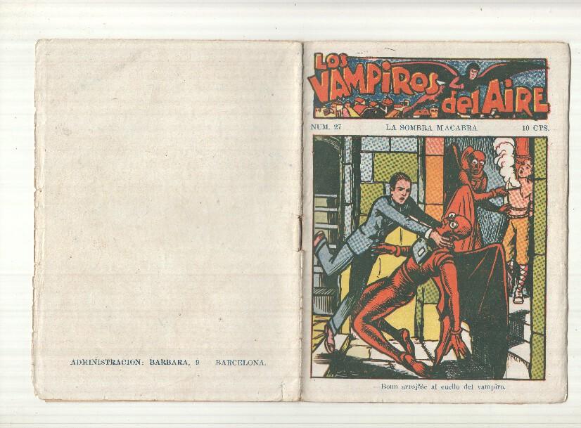 Ediciones Marco: Los vampiros del aire numero 27: la sombra macabra