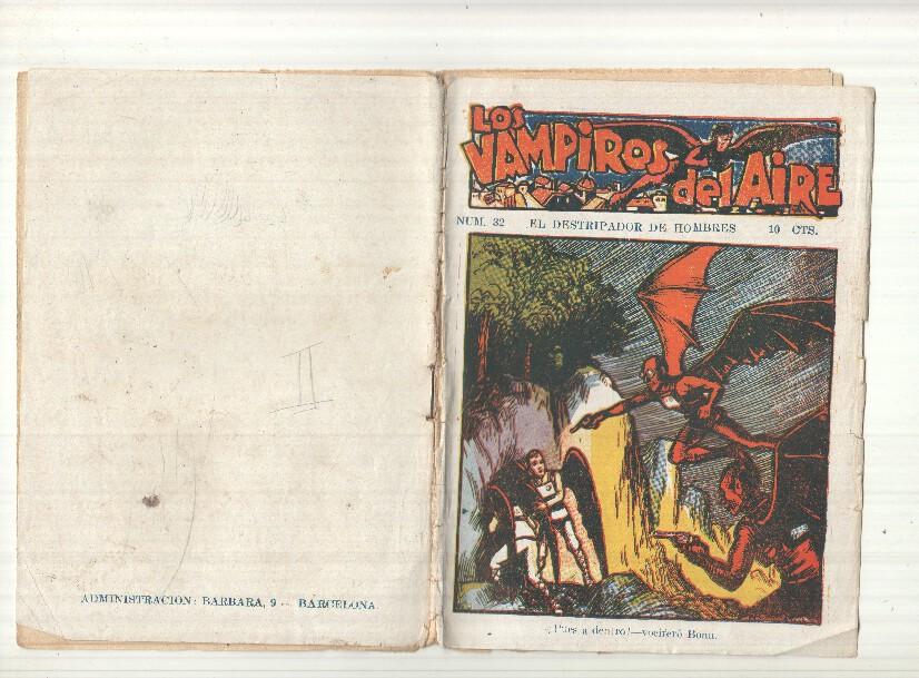 Ediciones Marco: Los vampiros del aire numero 32: El destripador de hombres