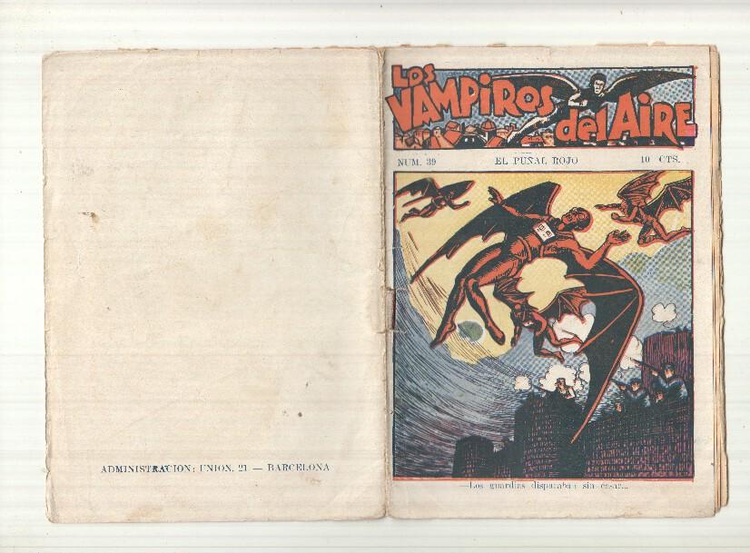 Ediciones Marco: Los vampiros del aire numero 39: El puñal rojo