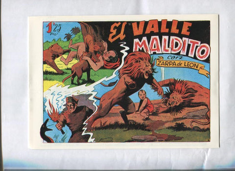 Zarpa de Leon facsimil numero 02: El valle maldito