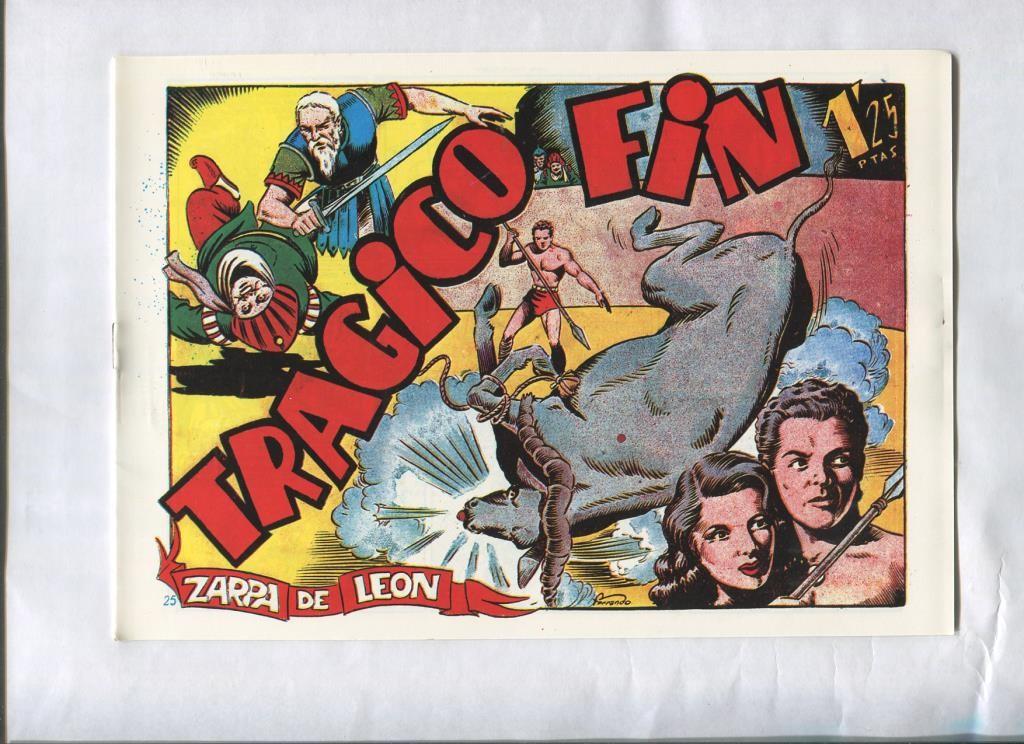 Zarpa de Leon facsimil numero 25: Tragico fin