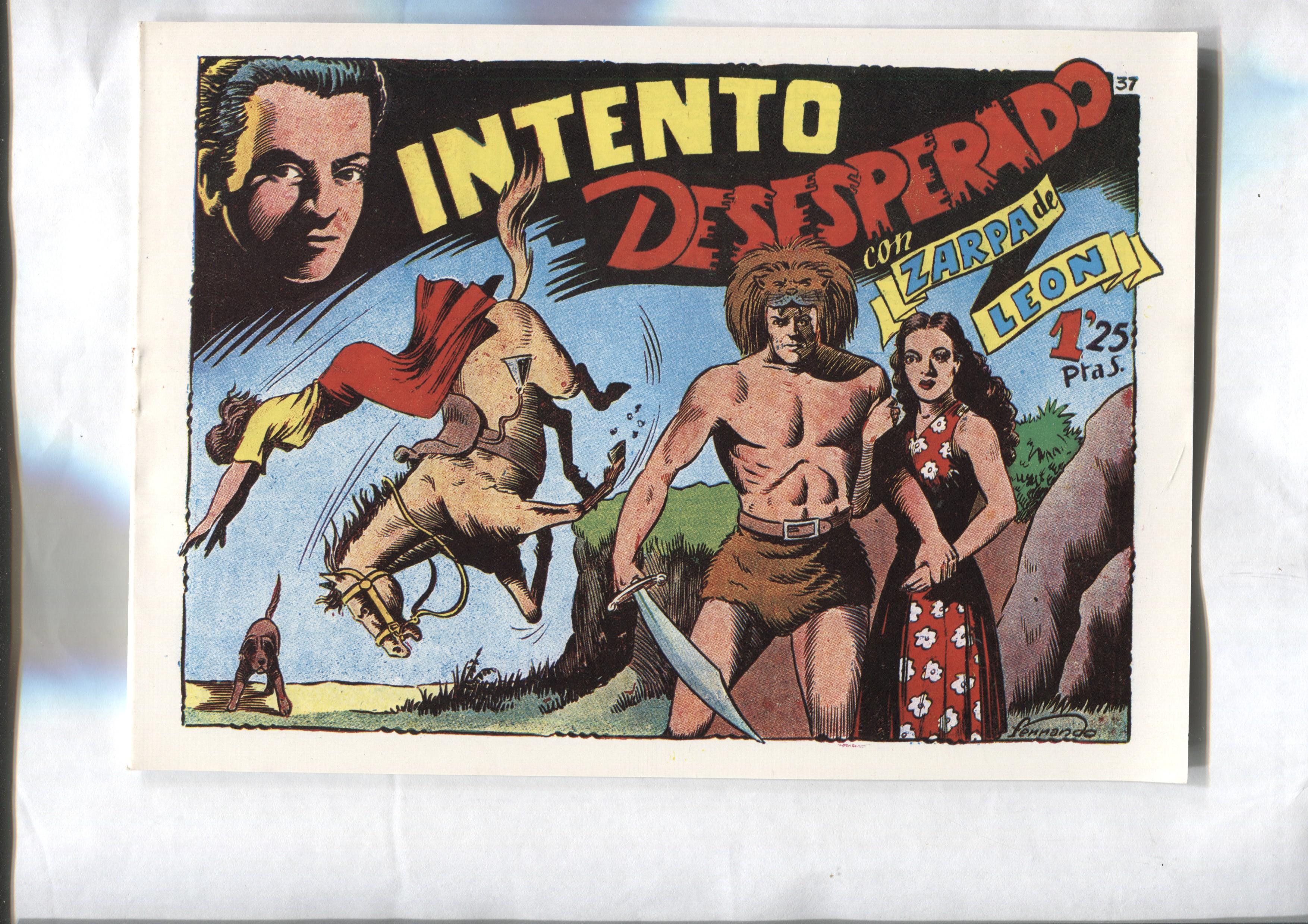 Zarpa de Leon facsimil numero 37: intento desesperado
