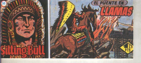 Sitting Bull facsimil numero 36: El puente en llamas