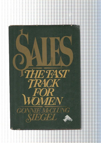 Sales. The Fast Track For Women