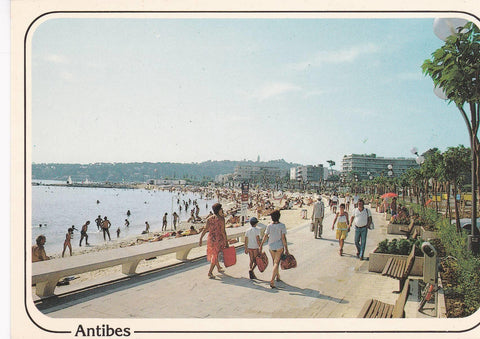POSTAL B8911: ANTIBES: PLAYA PONTEIL