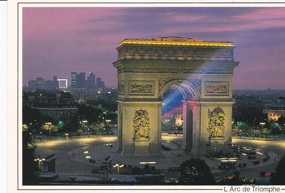 POSTAL B8930: PARIS: ARCO DE TRIUMFO