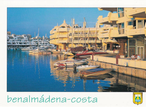 POSTAL B8952: BENALMADENA: VISTA PARCIAL DEL PUERTO
