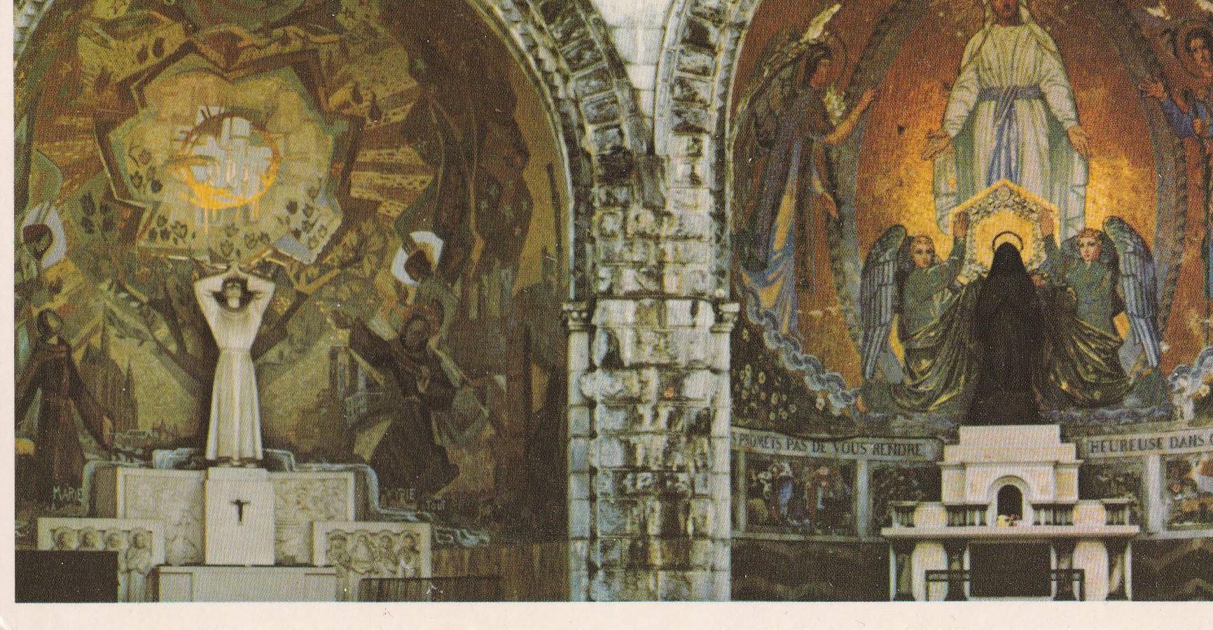 POSTAL B8955: LOURDES: LES CHAPELLES