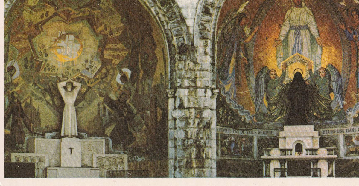 POSTAL B8955: LOURDES: LES CHAPELLES