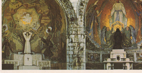 POSTAL B8955: LOURDES: LES CHAPELLES