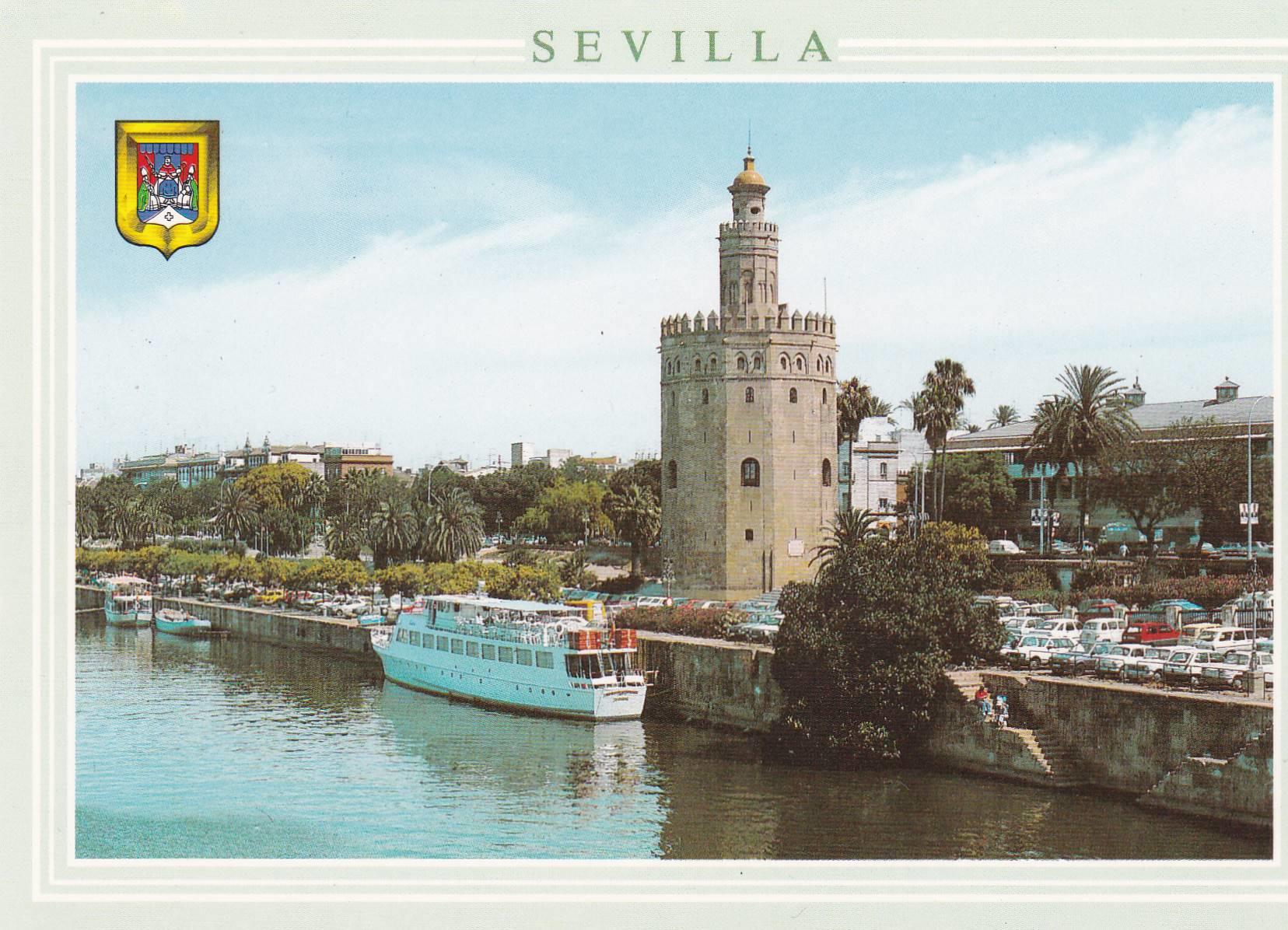 POSTAL B8963: SEVILLA: TORRE DEL ORO