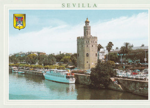 POSTAL B8963: SEVILLA: TORRE DEL ORO