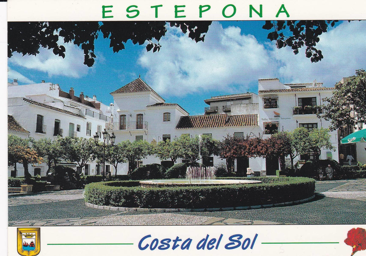 POSTAL B8968: ESTEPONA: PLAZADE LAS FLORES