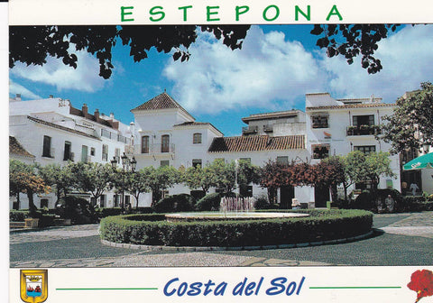 POSTAL B8968: ESTEPONA: PLAZADE LAS FLORES