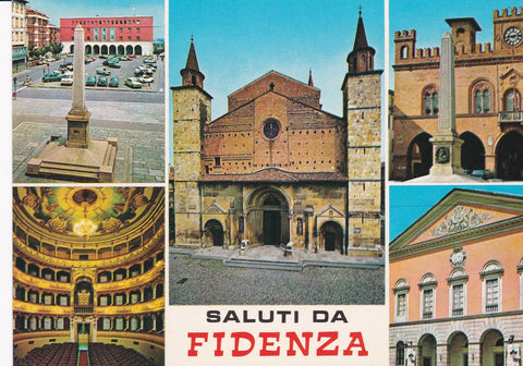 POSTAL B8992: FIDENZA: DIVERSOS ASPECTOS