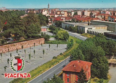 POSTAL B9031: PIACENZA: VISTA AEREA