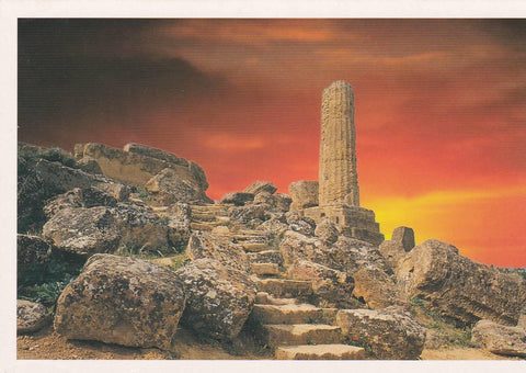 POSTAL B9040: AGRIGENTO: TEMPLO DE HERCULES