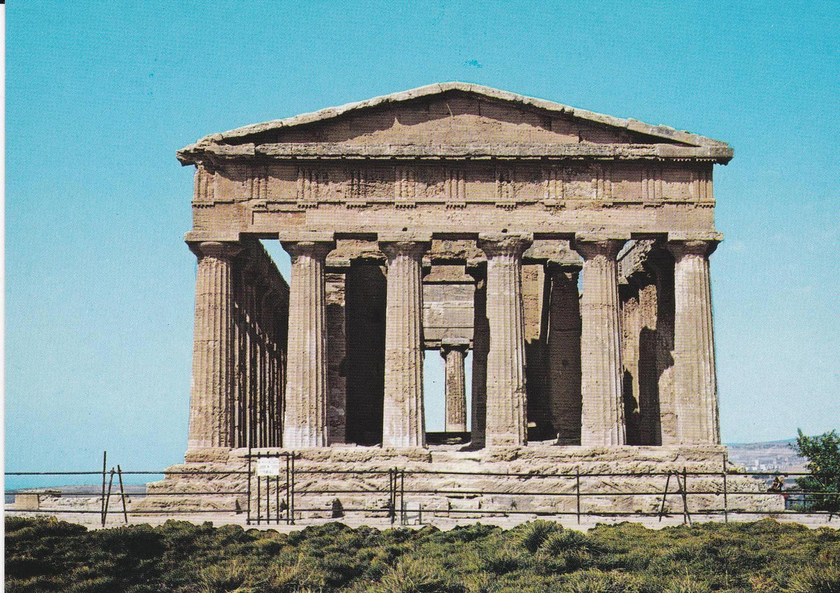 POSTAL B9041: AGRIGENTO: TEMPLO DE LA CONCORDIA