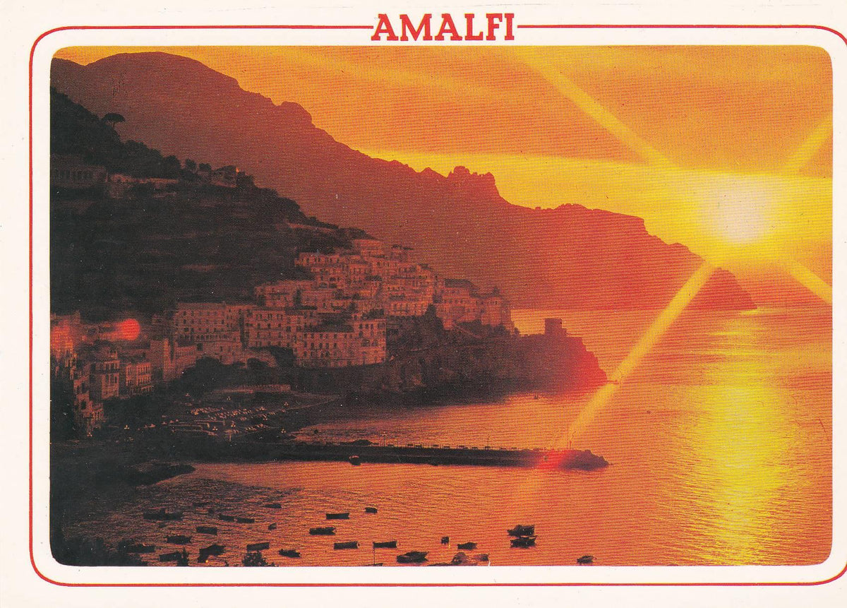 POSTAL B9043: AMALFI: PAISAJE COSTERO