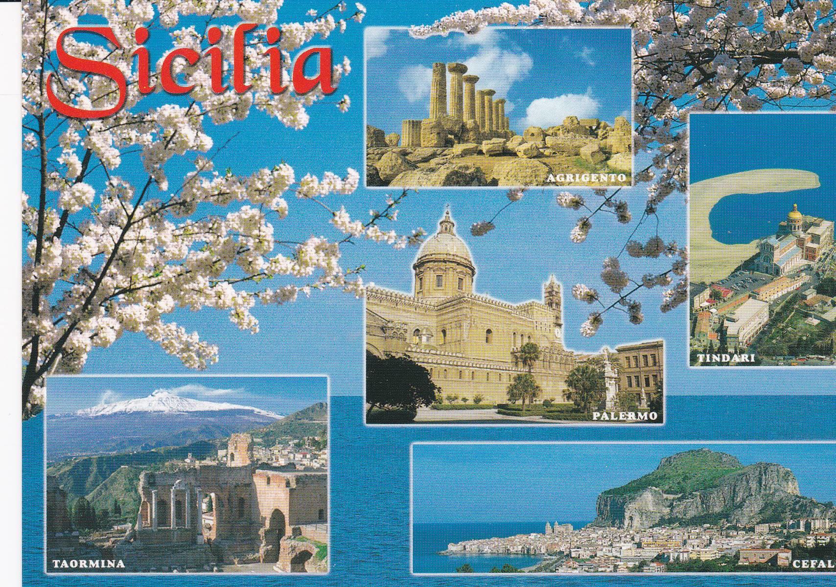 POSTAL B9057: SICILIA: DIVERSOS ASPECTOS